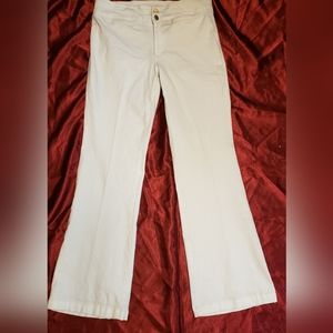Ann Klein Jeans women white long pants, size 10